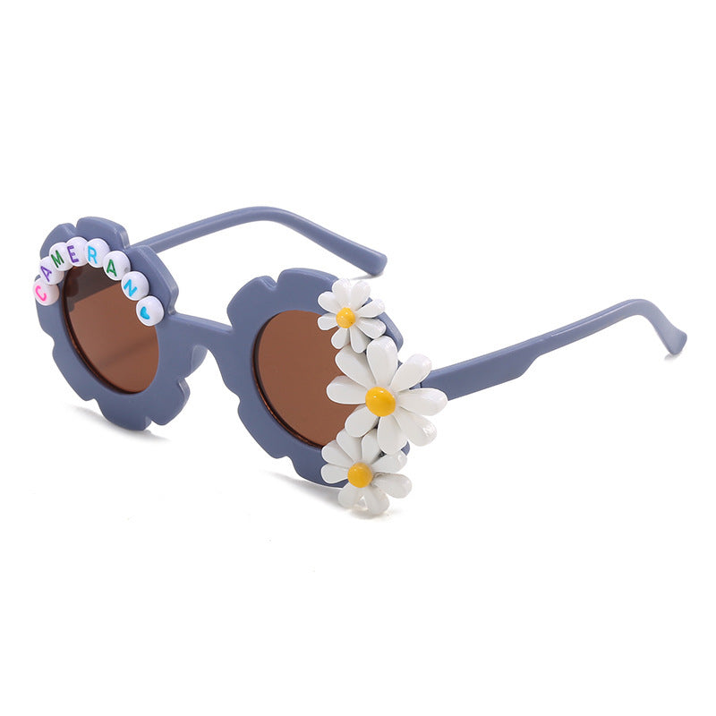 PC al por mayor 2023 Gafas de sol de New Flower Kids
